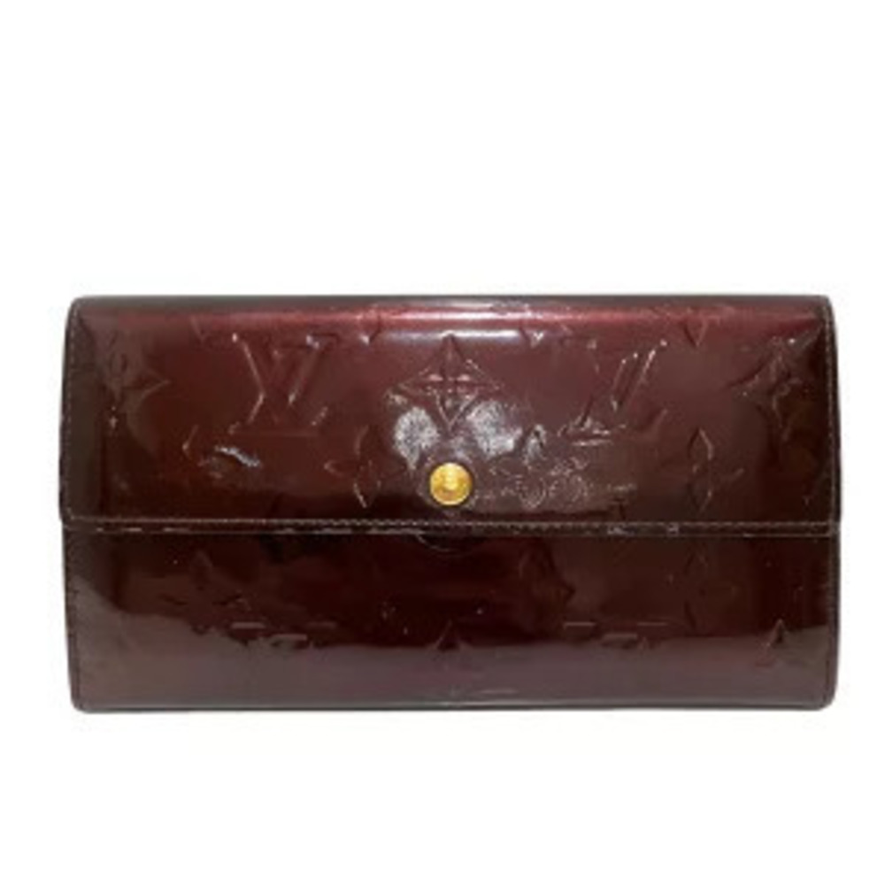 Louis Vuitton Monogram Vernis Portefeuille Sarah Long Wallet